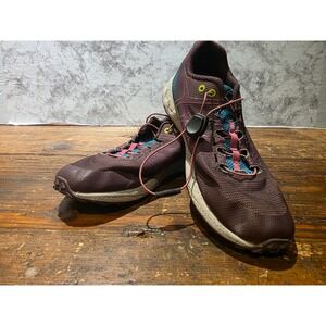 Merrell Fly Strike Burgundy Teal Trail Running Shoes MK165737 Womens 6